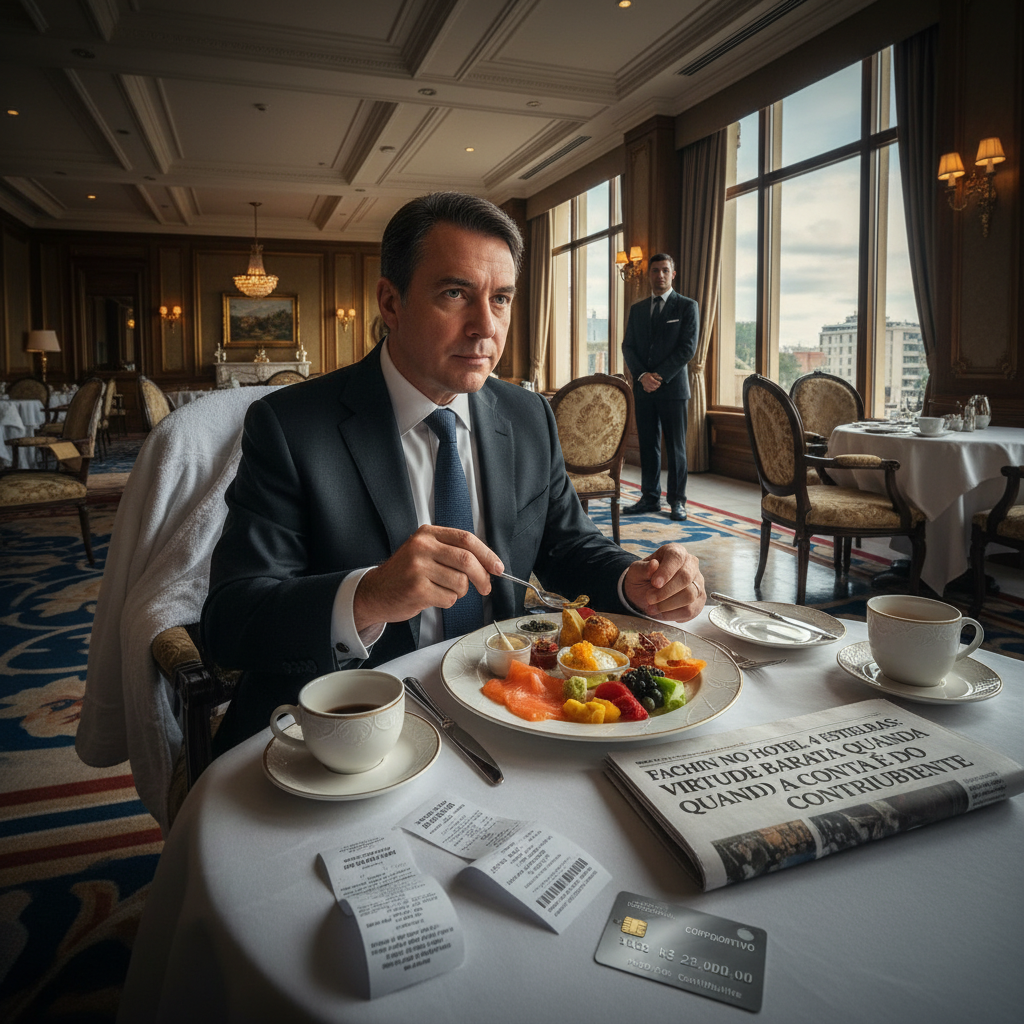 Fachin no hotel 4 estrelas: virtude barata quando a conta é do contribuinte