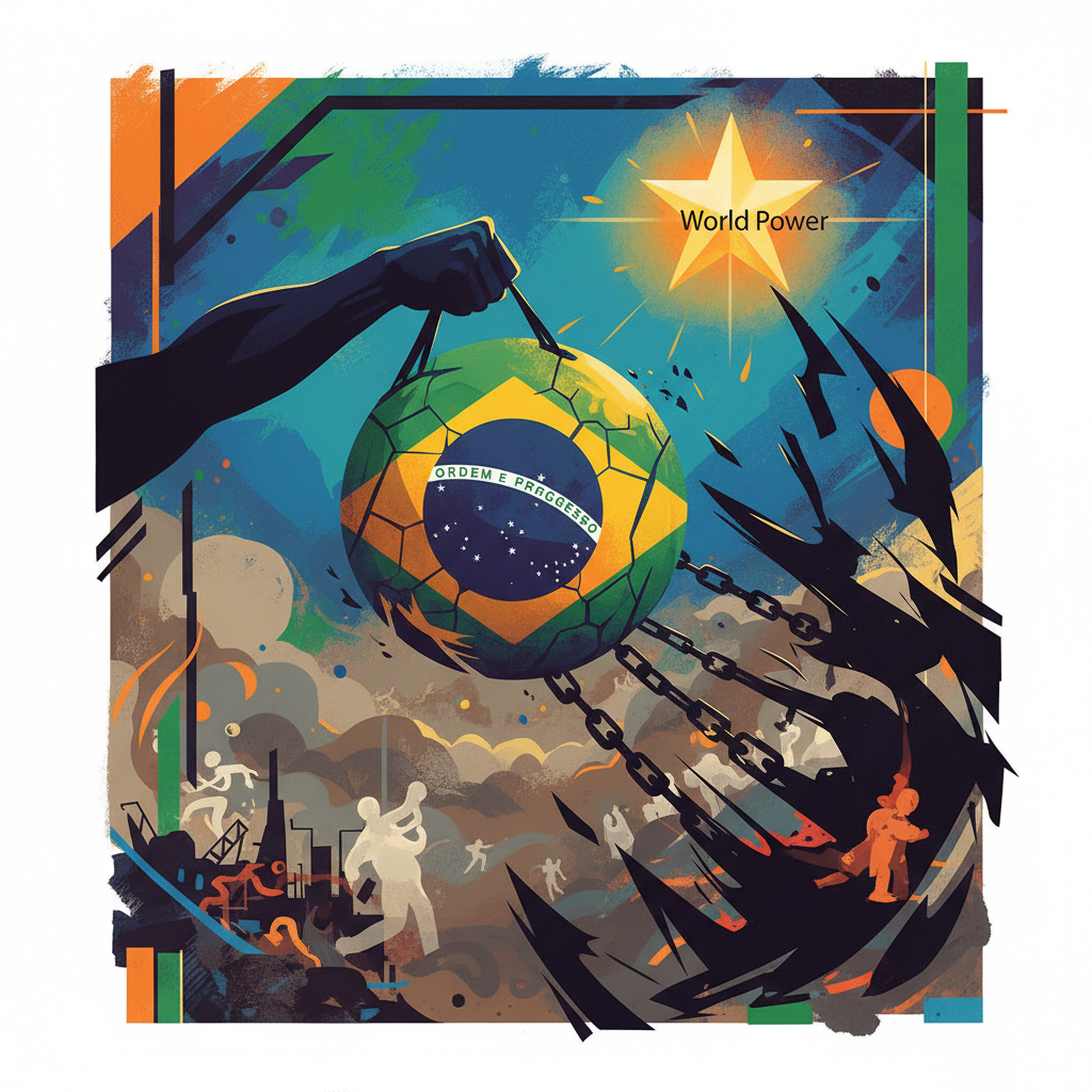 Potência Mundial É o Que o Brasil Finge Querer Enquanto Faz o Oposto