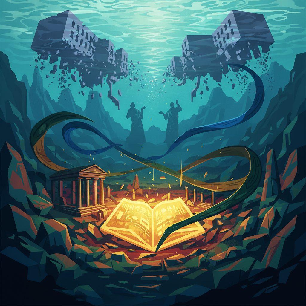 No fundo do lago, o óbvio que dois milênios de água conservaram melhor que a universidade