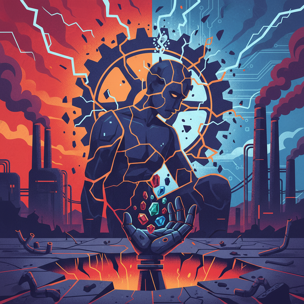 A indústria que primeiro te quebra e depois te vende os cacos