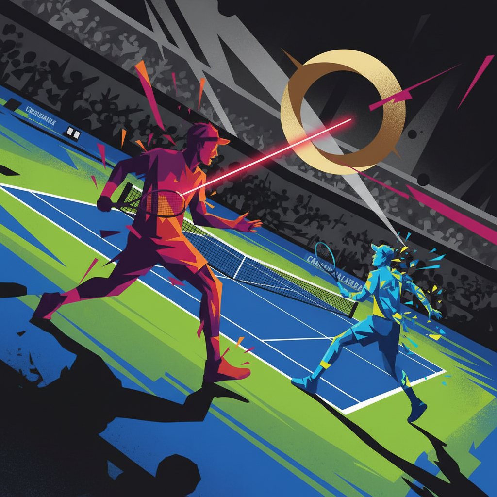 A quadra não mente: Sinner devora Alcaraz e toma de volta o que era seu