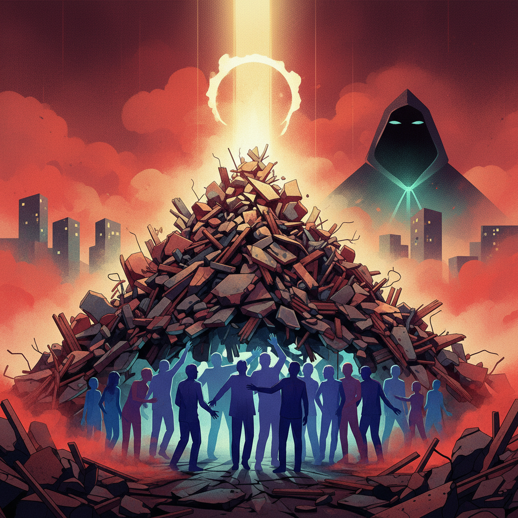 Quinze embaixo dos escombros: o milagre que a prefeitura não vai explicar