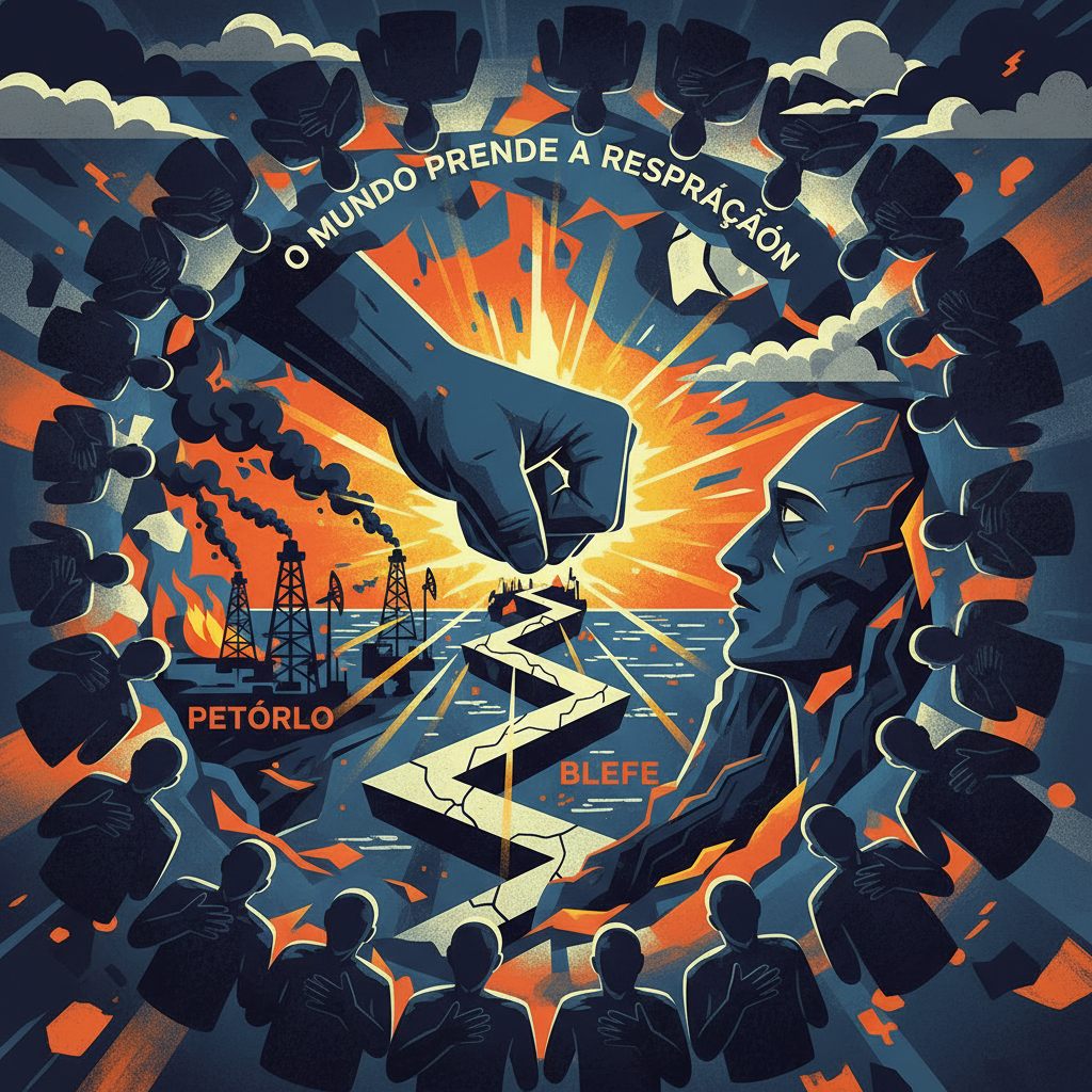 O Estreito, o Blefe e o Petróleo: Quando o Império Bate o Pé e o Mundo Prende a Respiração