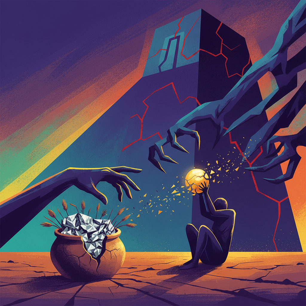 O papel alumínio no vaso e a dignidade que o Estado furtou do cidadão comum