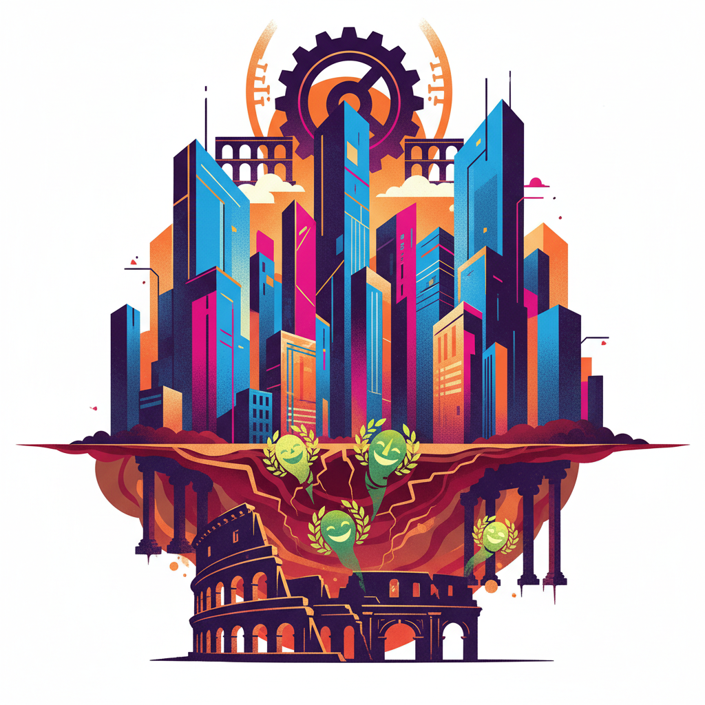 A Modernidade Jurou que Inventou Tudo. Os Romanos Riram Debaixo da Terra.