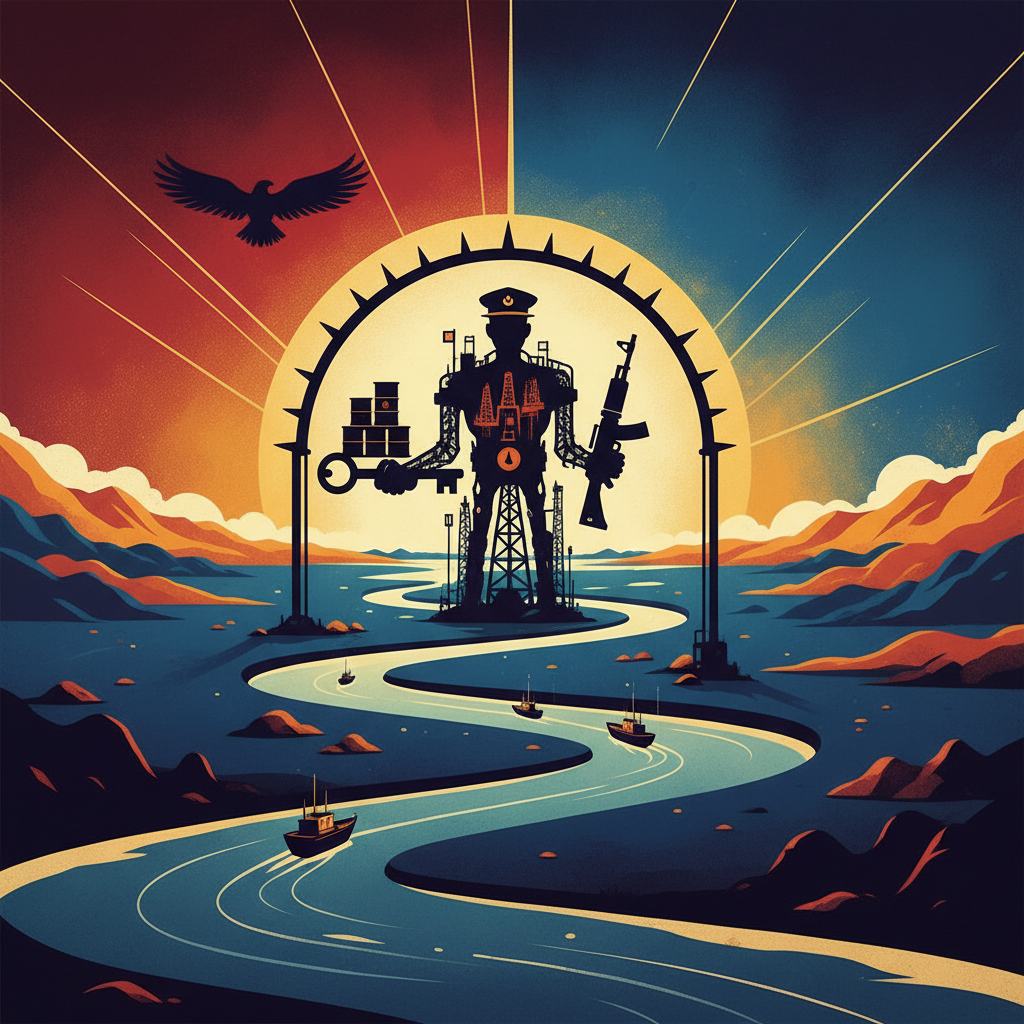 O Porteiro do Petróleo: como os EUA transformaram um estreito em pedágio armado