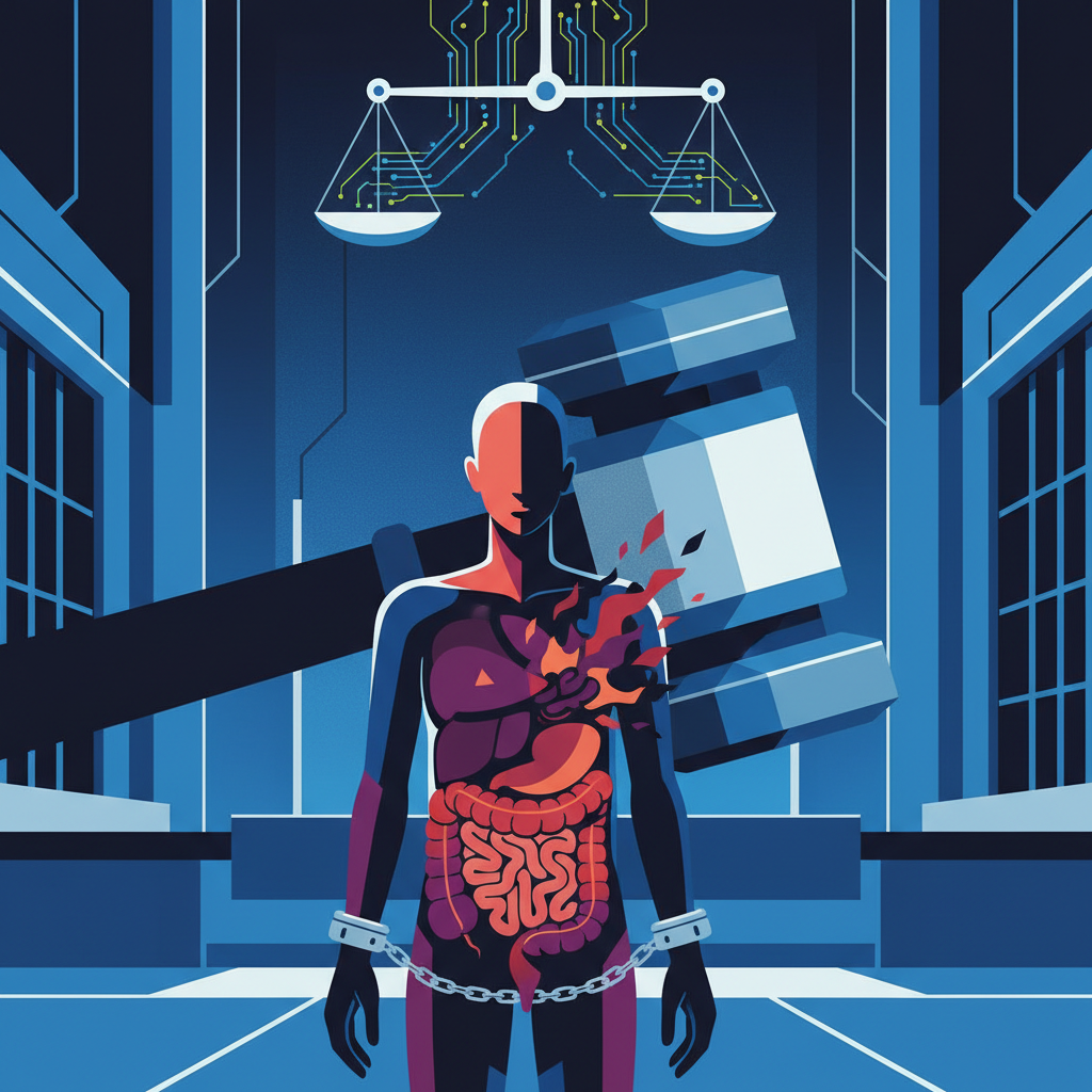 Culpado pelo próprio intestino: quando o corpo é o réu e o Estado é o juiz