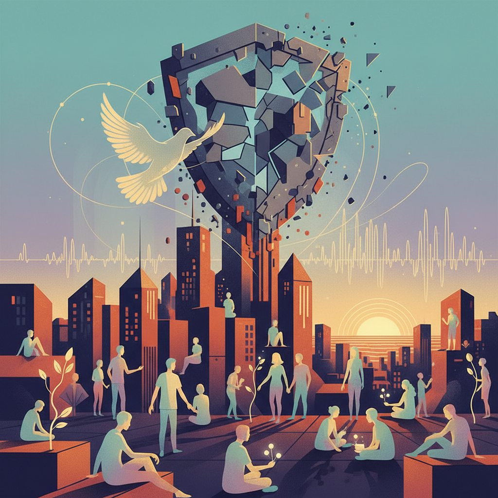 A cidade onde o Estado não salvou ninguém, e todos vivem em paz