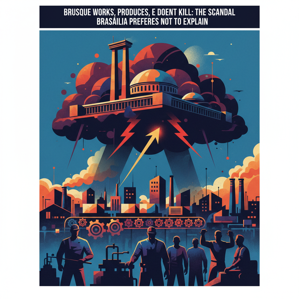 Brusque trabalha, produz e não mata: o escândalo que Brasília prefere não explicar