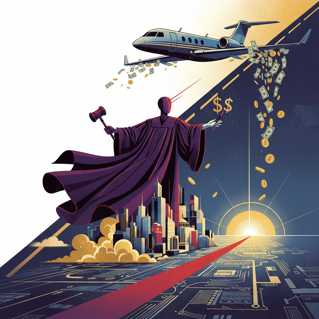 O Jato Particular e a Toga: Quando o Supremo Pousa Onde o Dinheiro Manda