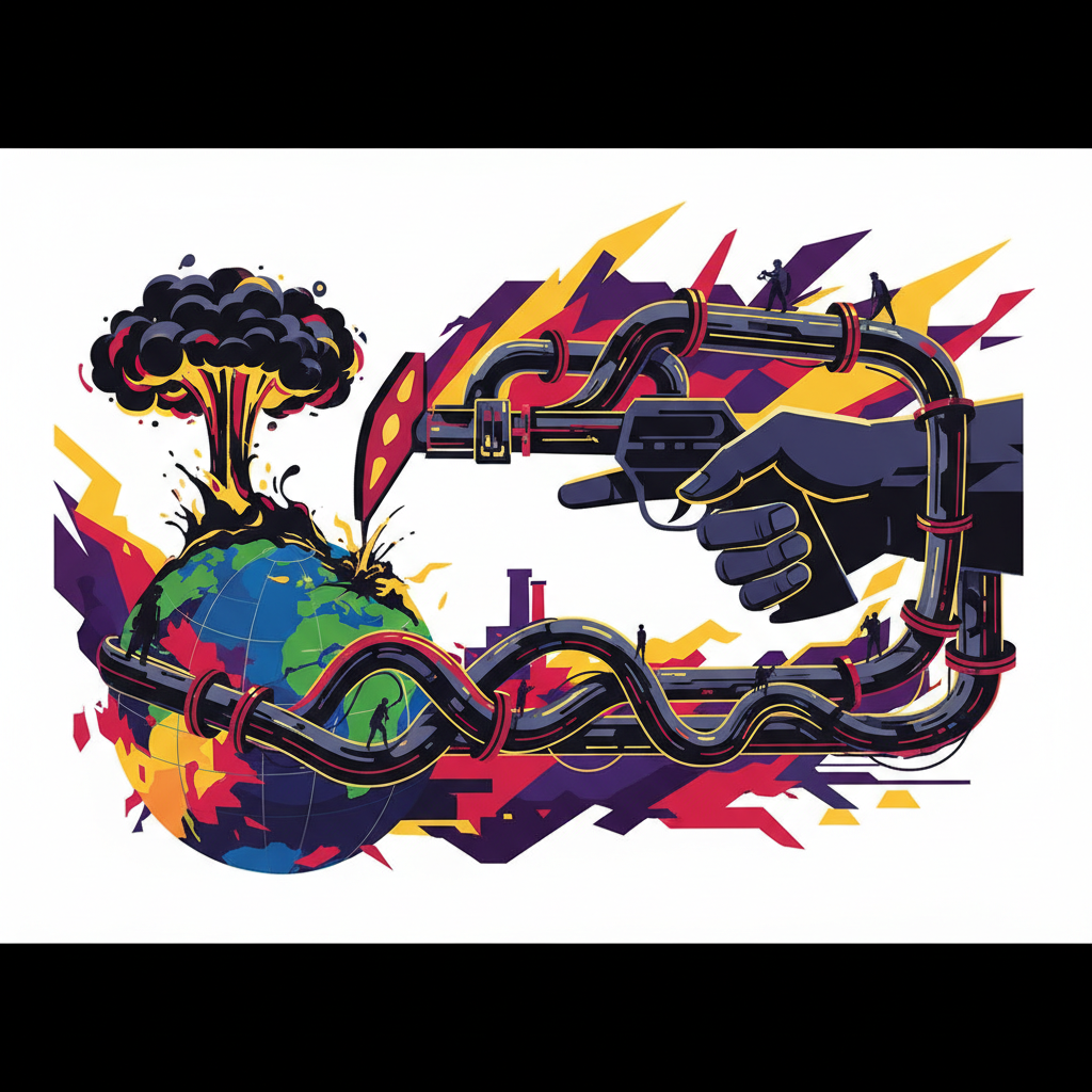 O Dedo no Gatilho do Cano pelo Qual Passa o Petróleo do Mundo