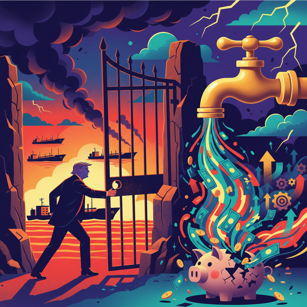 Trump Fecha Ormuz e Abre a Torneira da Inflação