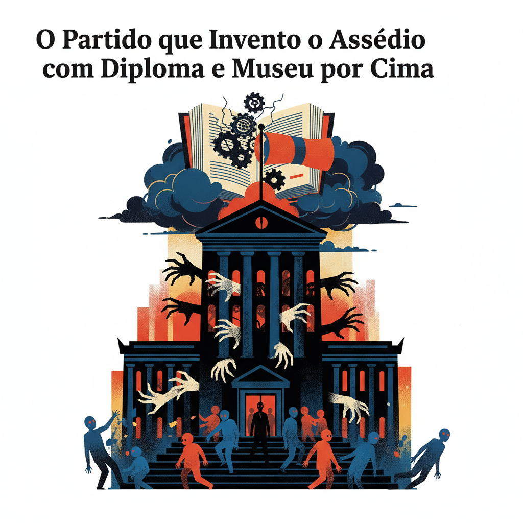 O Partido que Inventou o Assédio com Diploma e Museu por Cima
