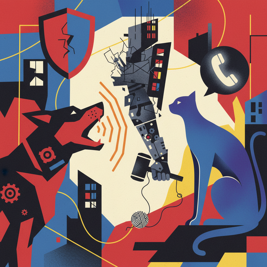 Quando o vizinho late e o Estado mia: o monopólio da força que virou serviço de reclamação