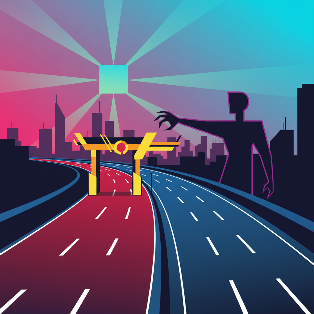 A faixa da esquerda é sua, mas o Estado cobra pedágio por ela