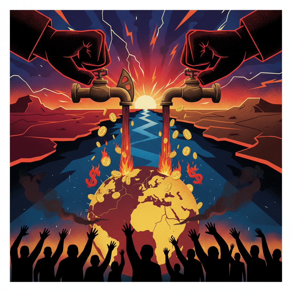 Hormuz bloqueado: dois países fecham o torneira e o mundo paga a conta do petróleo