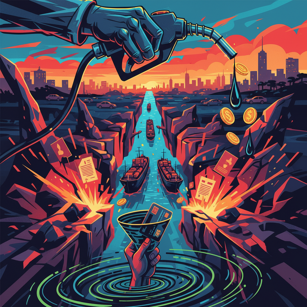 O bloqueio de Ormuz é um assalto legalizado que você vai pagar no posto