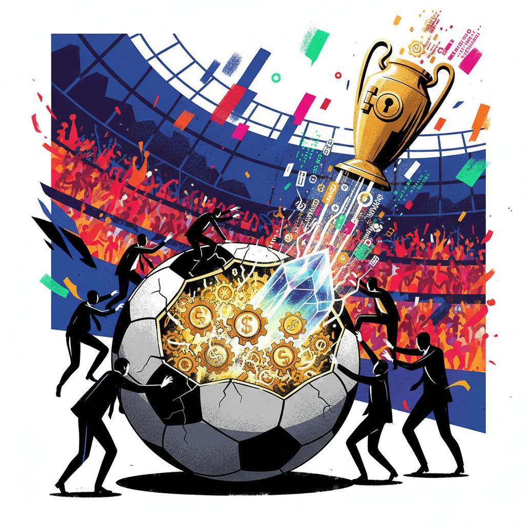 A Champions League não é um jogo. É um negócio disfarçado de emoção.