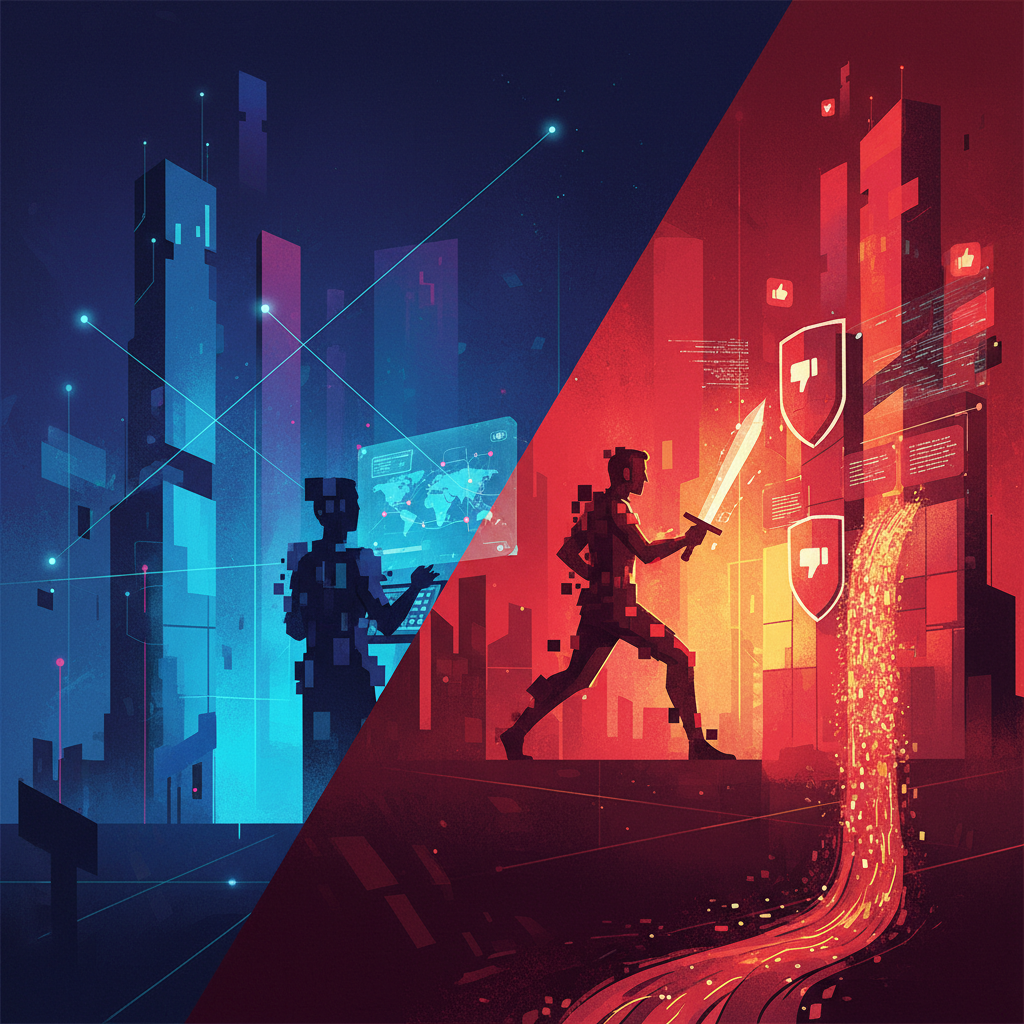 A guerra que se trava em pixels e algoritmos