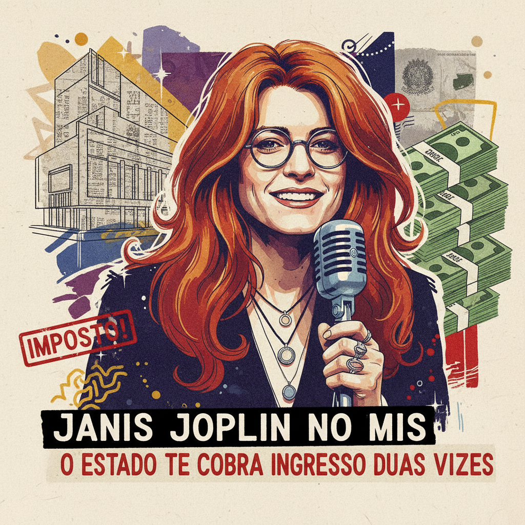 Janis Joplin no MIS: o Estado te cobra ingresso duas vezes