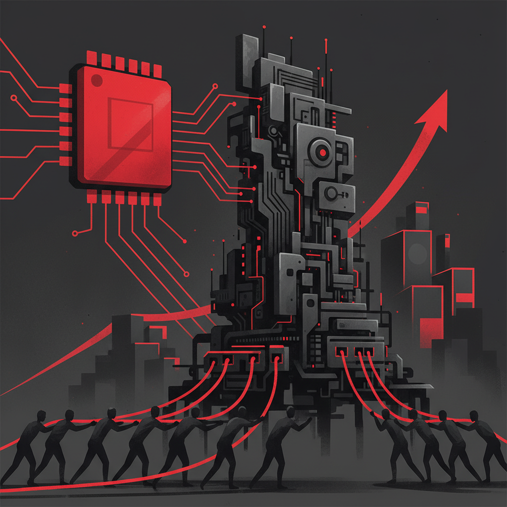 O chip que alimenta a máquina: TSMC lucra bilhões enquanto você financia a corrida