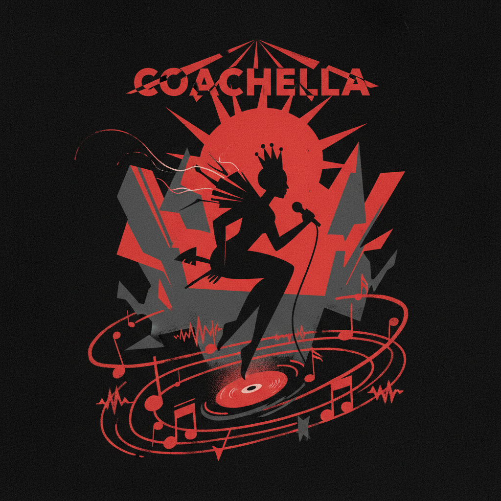 A rainha desceu do trono do Coachella para vender o próximo disco