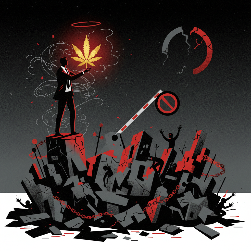 Maconha legal: o lobby vendeu paraíso, entregou favela e cobrou pedágio