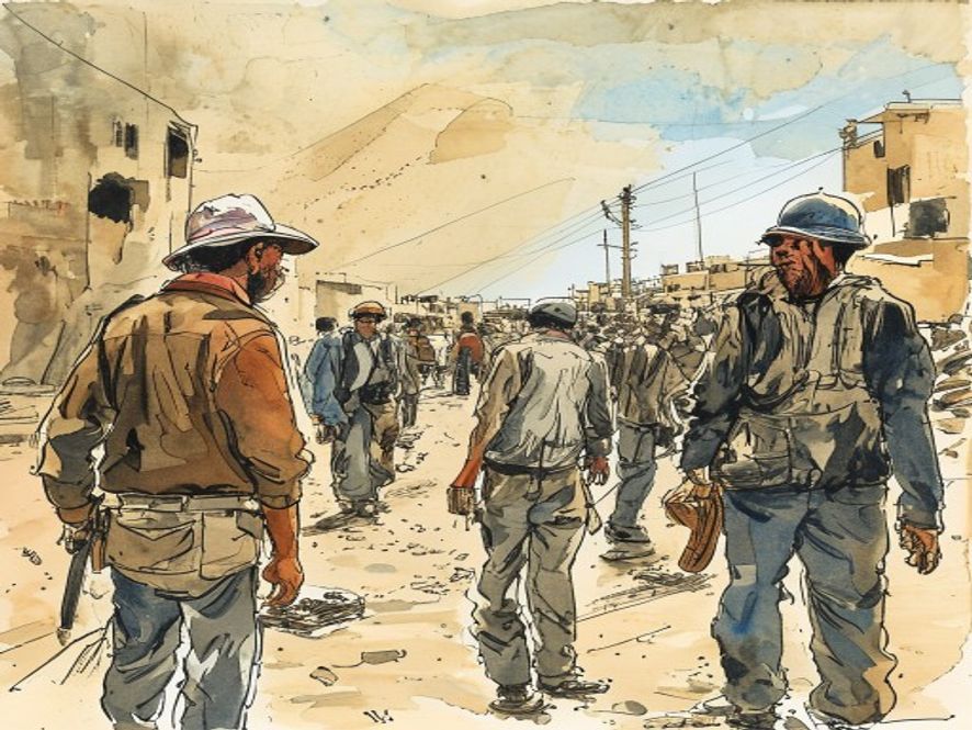No Dia do Trabalho, Gaza enterra os seus enquanto o mundo discursa