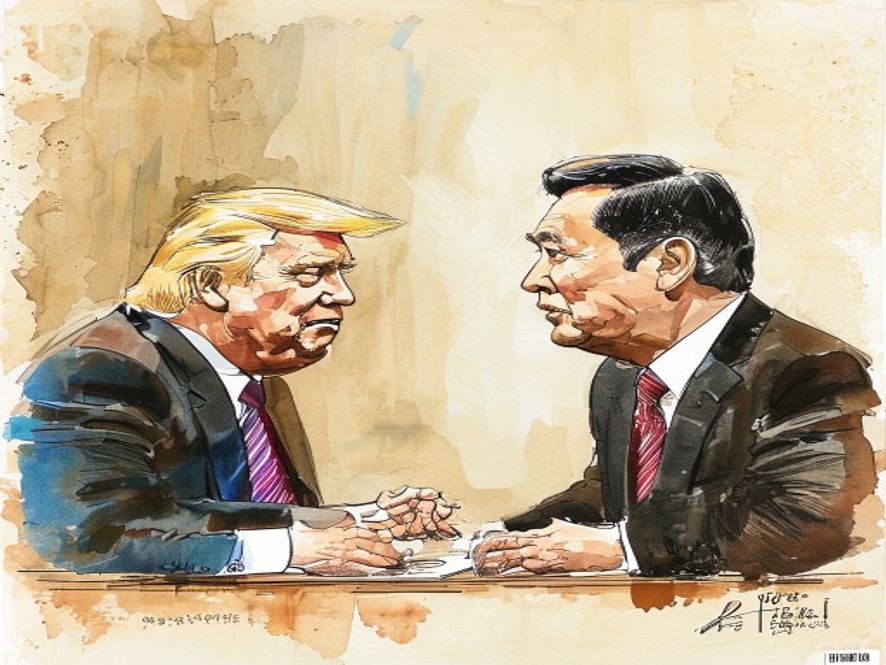 Pequim recebe Trump: o teatro bilionário onde dois impérios fingem negociar